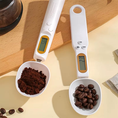 500G/0.1G Digital Weighing Spoon Kitchen Electronic Scales Coffee Bean Scoop Measuring Supplies Weighing Scale Baking Tools